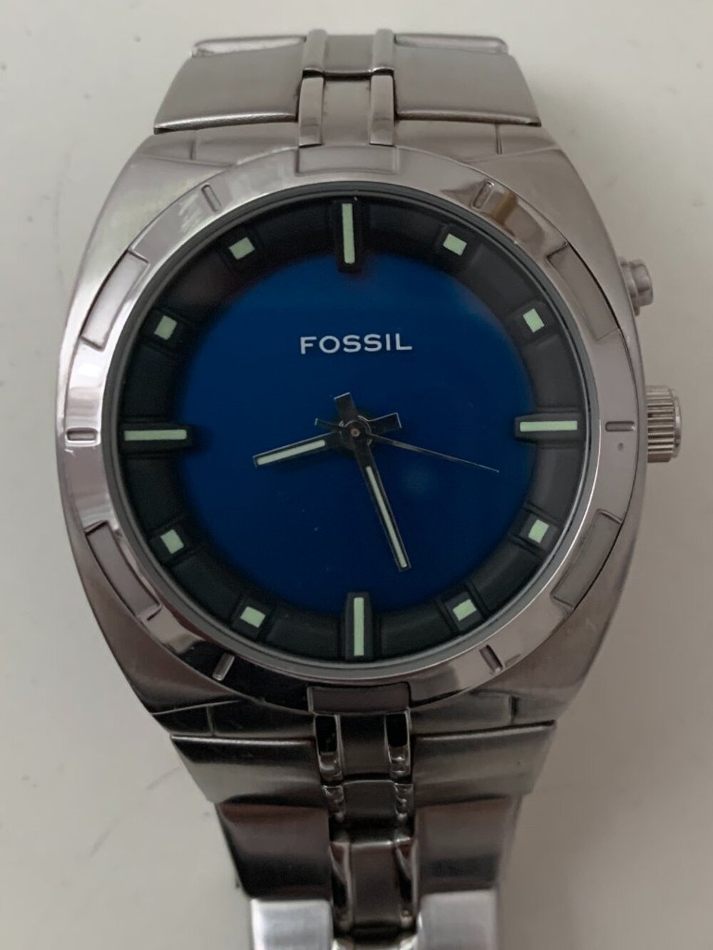 Fossil Watch Silver Band